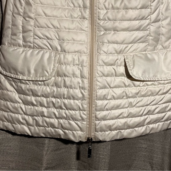 Like new! Moncler Down filled cream colored puffer vest - Picture 8 of 16